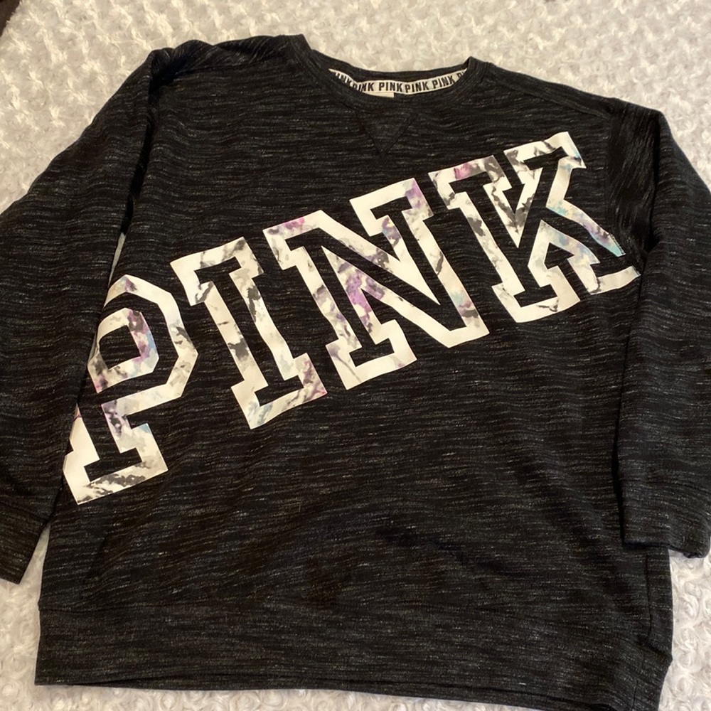 PINK crew neck sweatshirt size M